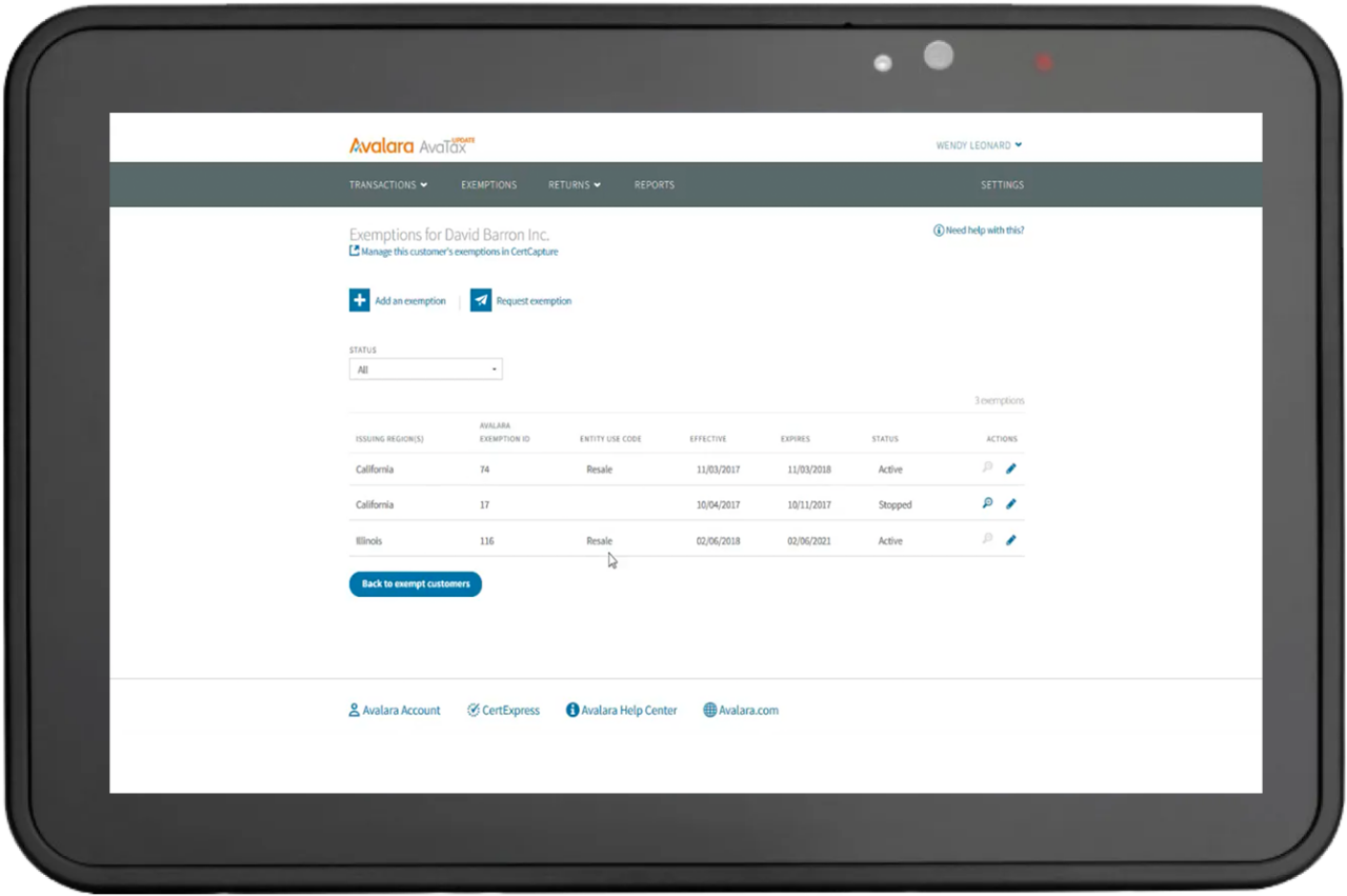 Avalara Connector - Progressive Edge